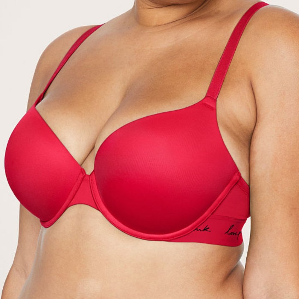 PINK Victoria's Secret Red Wear Everywhere Push-Up